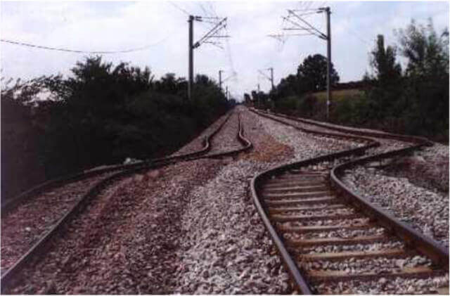 【図-23】鉄道の被害（Kocaeli 地震,1999）
